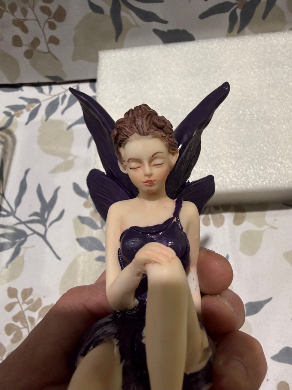 Purple Fairy Figurine NWT - Picture 4 of 5